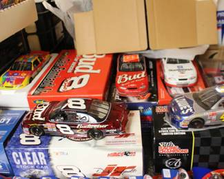 Model Nascar Racers and Driver's Cars