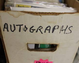 There are at least 522 Nascar Driver Autographs including Earnhardt and R Petty