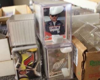 Boxes and Cases of Trading Nascar Cards