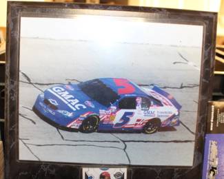 Framed Nascar Art