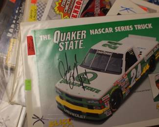 Nascar Driver Autographs
