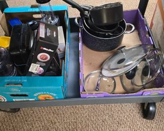 Pots, Pans, Kitchen Items
