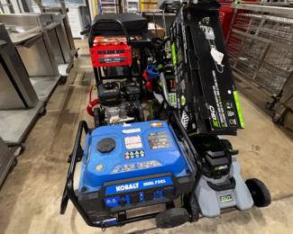 GENERATOR, LAWNMOWER, TOOLS