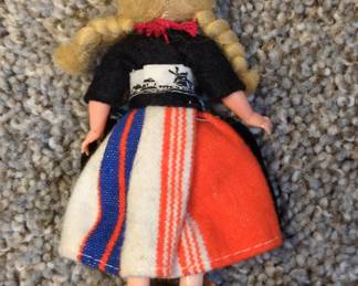 Vintage Dutch Milk Maid Souvenir Doll