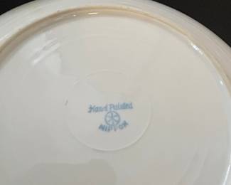 Hand Painted Nippon "Rose" Pattern Plate