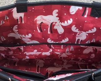 Thirty-One "Moosin' Around" Double Take Tote Bag