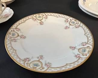 Hand Painted Nippon "Rose" Pattern Plate