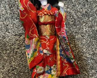 Japanese Geisha Doll and Indian Prince Doll Set