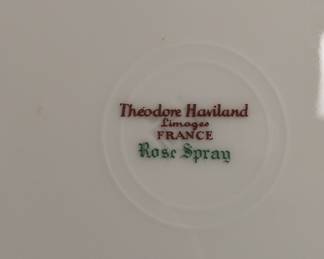 Theodore Haviland Limoges "Rose Spray" China Set