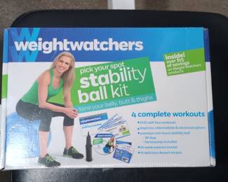 Weight Watchers Pick Your Spot Stability Ball Kit