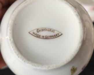Mustache Cup and Saucer