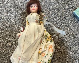 Vintage Rexard Miss Cornwall Flower Girl Doll