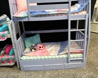 Our Generation Doll Bunk Bed with Drawers