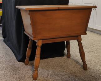 Vintage Wooden Dough Box Table