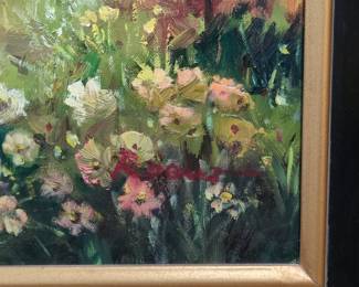 Floral Landscape Painting
