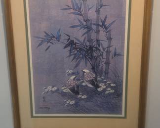 David Lee "Hummingbird and Bamboo" Print