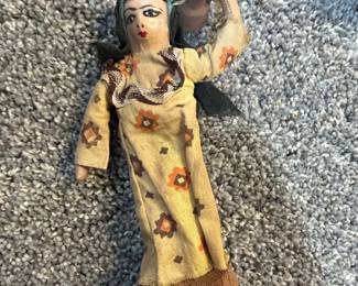 Vintage Egyptian Folk Art Doll