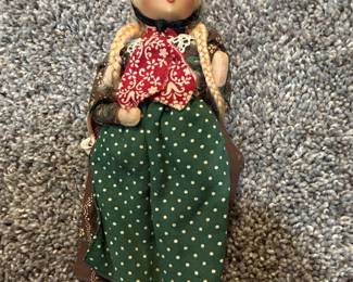 Vintage Baitz Folk Art Dolls