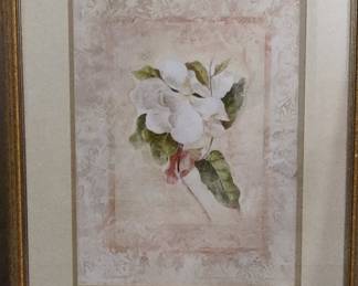Framed Cheri Blum Magnolia Print