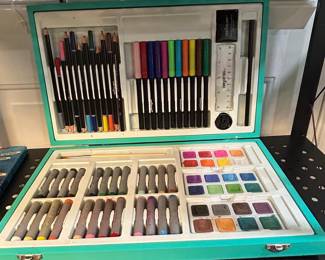 Matryoshka Doll and Art Supply Case
