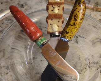 Novelty Food-Themed Cheese Knives Set