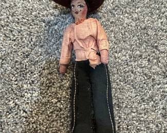 Vintage Mexican Folk Art Doll - Charro