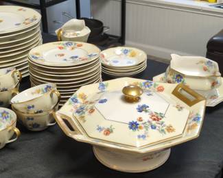 Theodore Haviland Limoges "Rose Spray" China Set