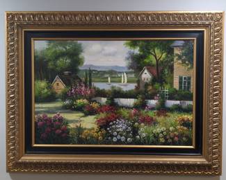Floral Landscape Painting