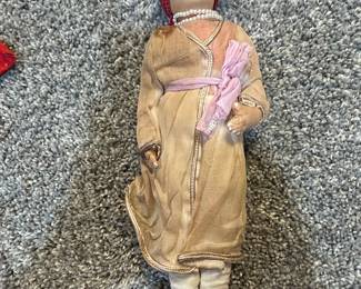 Japanese Geisha Doll and Indian Prince Doll Set
