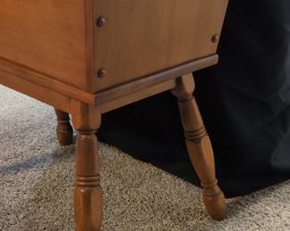 Vintage Wooden Dough Box Table
