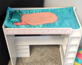 My Life As Doll Loft Bed with Desk and Shelving