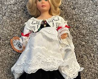 Heubach "Little Friends" Porcelain Doll - Bavarian Dirndl Dress