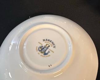 Schumann Bavaria Reticulated Bowl and Regency English Bone China Saucer