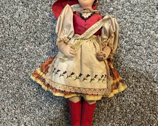 Vintage German Folk Costume Doll
