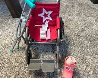 American Girl Wheelchair and Accessories Set