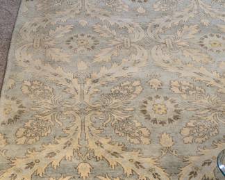 Oushak Style Wool Area Rug