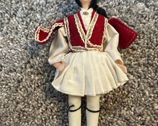 Vintage Greek Evzone Soldier Doll