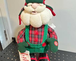 2004 Avon "Groovy Dancing Santa" Animated Singing Figure