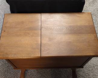 Vintage Wooden Dough Box Table