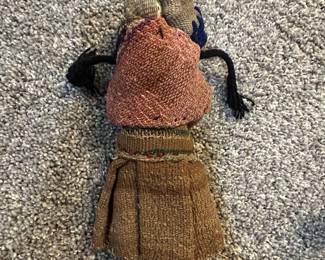 Handmade Peruvian Folk Art Cloth Doll