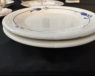 Hand Painted Floral Dinner Plate