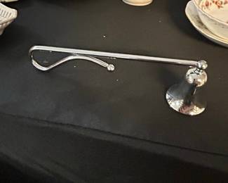 PartyLite Chrome Plated Steel Candle Snuffer