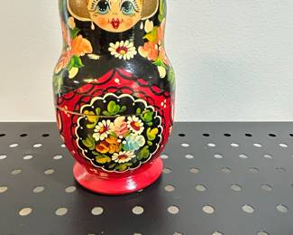 Matryoshka Doll and Art Supply Case