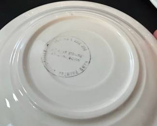 Hand Painted Floral Dinner Plate