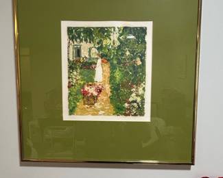 Claude Monet "Woman in a Garden" Print