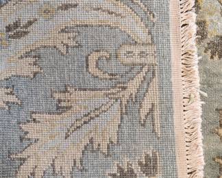 Oushak Style Wool Area Rug