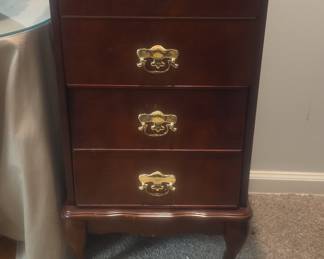 Bombay Company Cherrywood Filing Cabinet