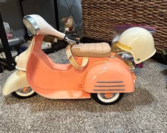 Our Generation Ride In Style Scooter - Pink & Cream