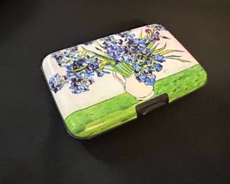 Van Gogh "Irises" Design RFID Blocking Card Holder