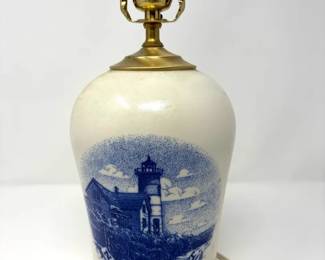 12.5” Chatham Pottery Nauset Light Lamp
